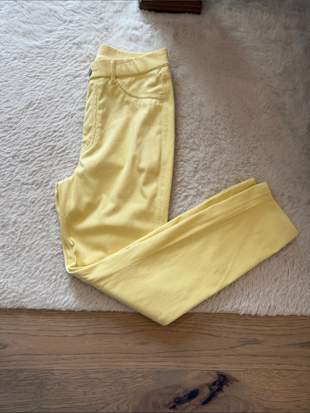 NWT Uniqlo - Soft Yellow Stretch Pants